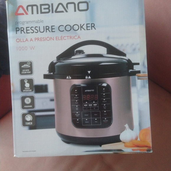 Ambiano Kitchen Pressure Cooker 6 Quart New Comes With Free Gift